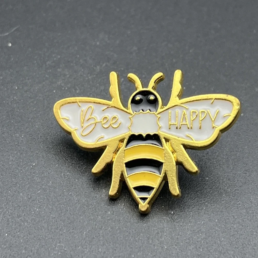 Bumblebee Bee Happy‎ Lapel Hat Pin